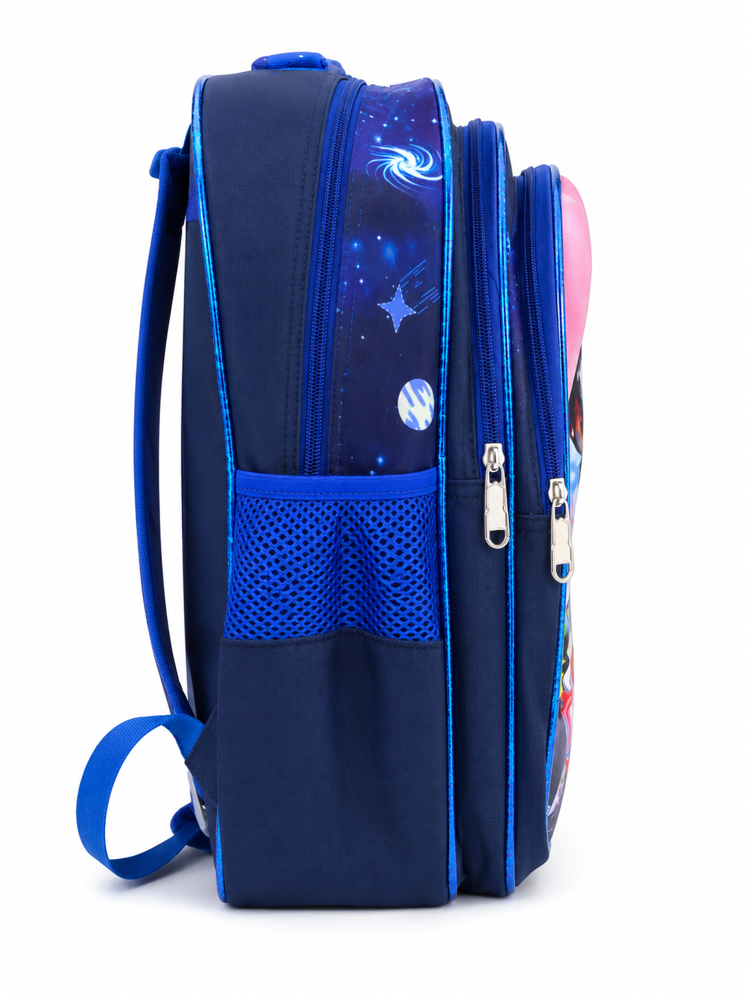 Set Mochila Infantil Amiguito Espacial de Carreras 3 Piezas