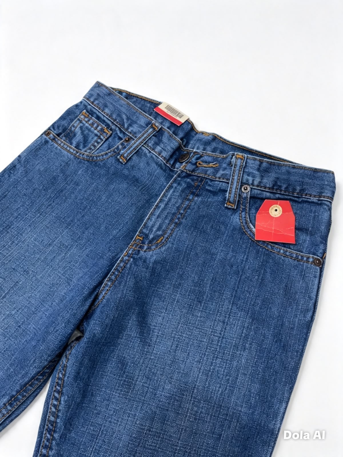 Pantalón niño de mezclilla azul clásico – Corte recto