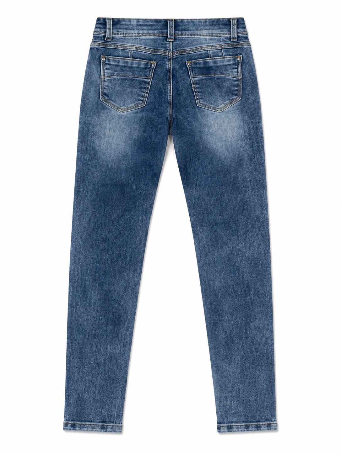 Pantalón niña mezclilla skinny efecto lavado