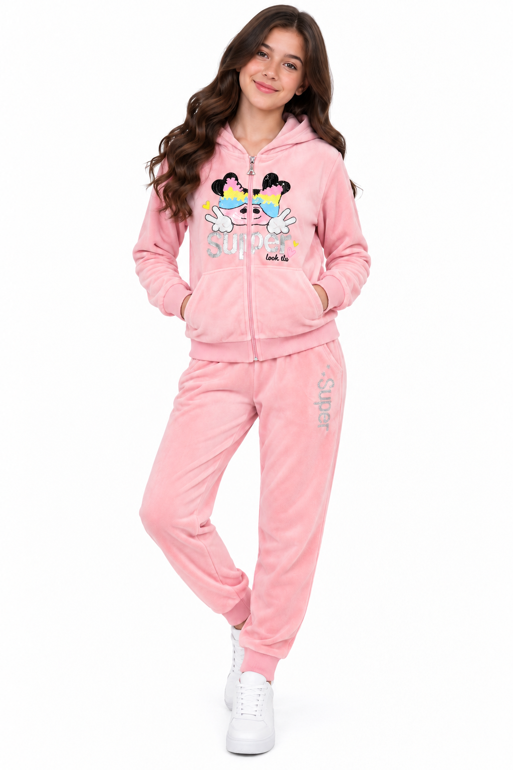 💕 Set niña 3 piezas Dulce Encanto Rosa