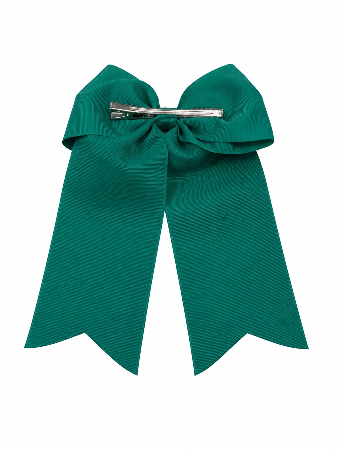 Moño niña verde con listones largos 🎀💚