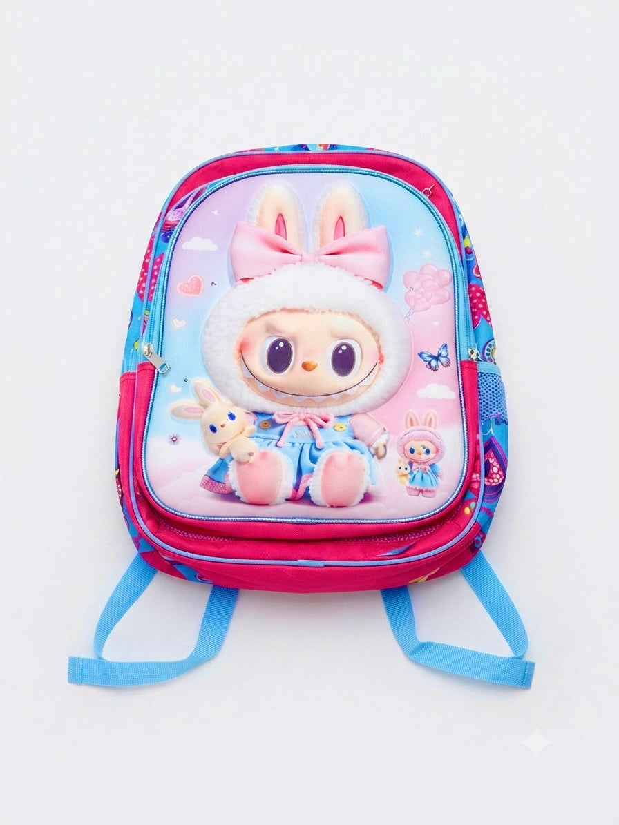 Set Mochila Infantil Conejita – Mochila + Lonchera + Lapicera