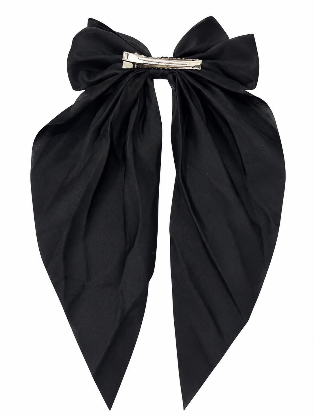 Moño niña negro elegante con tirantes largos 🎀🖤