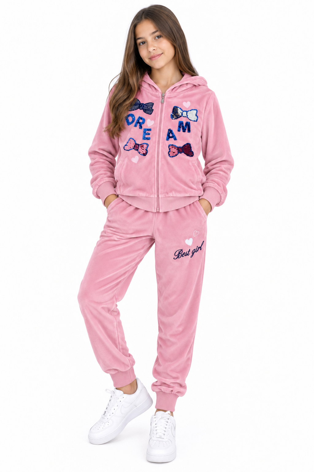 Set niña 3 piezas rosa “Best Girl” 🎀