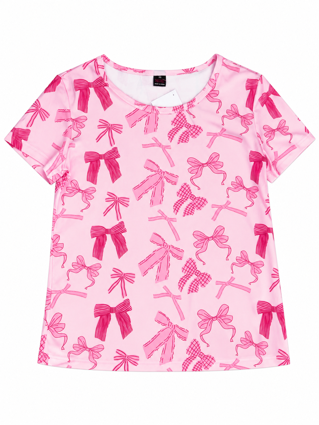 Pijama mujer 2 piezas estampado de moños 🎀