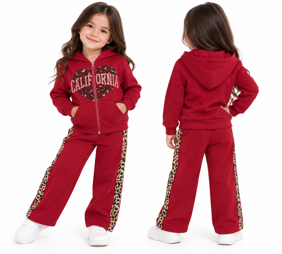 Set niña deportivo- animal print
