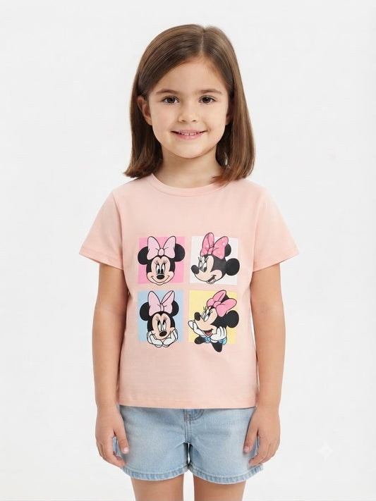 Blusa niña con estampado Minnie