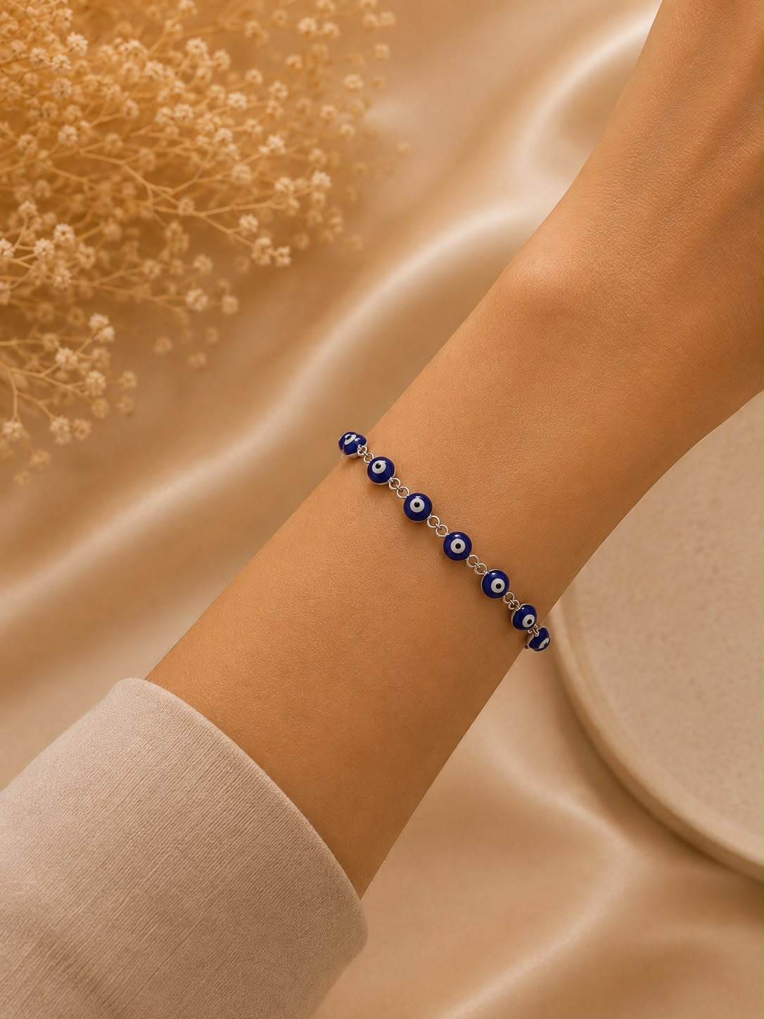 Pulsera Dama ojo azul 💙