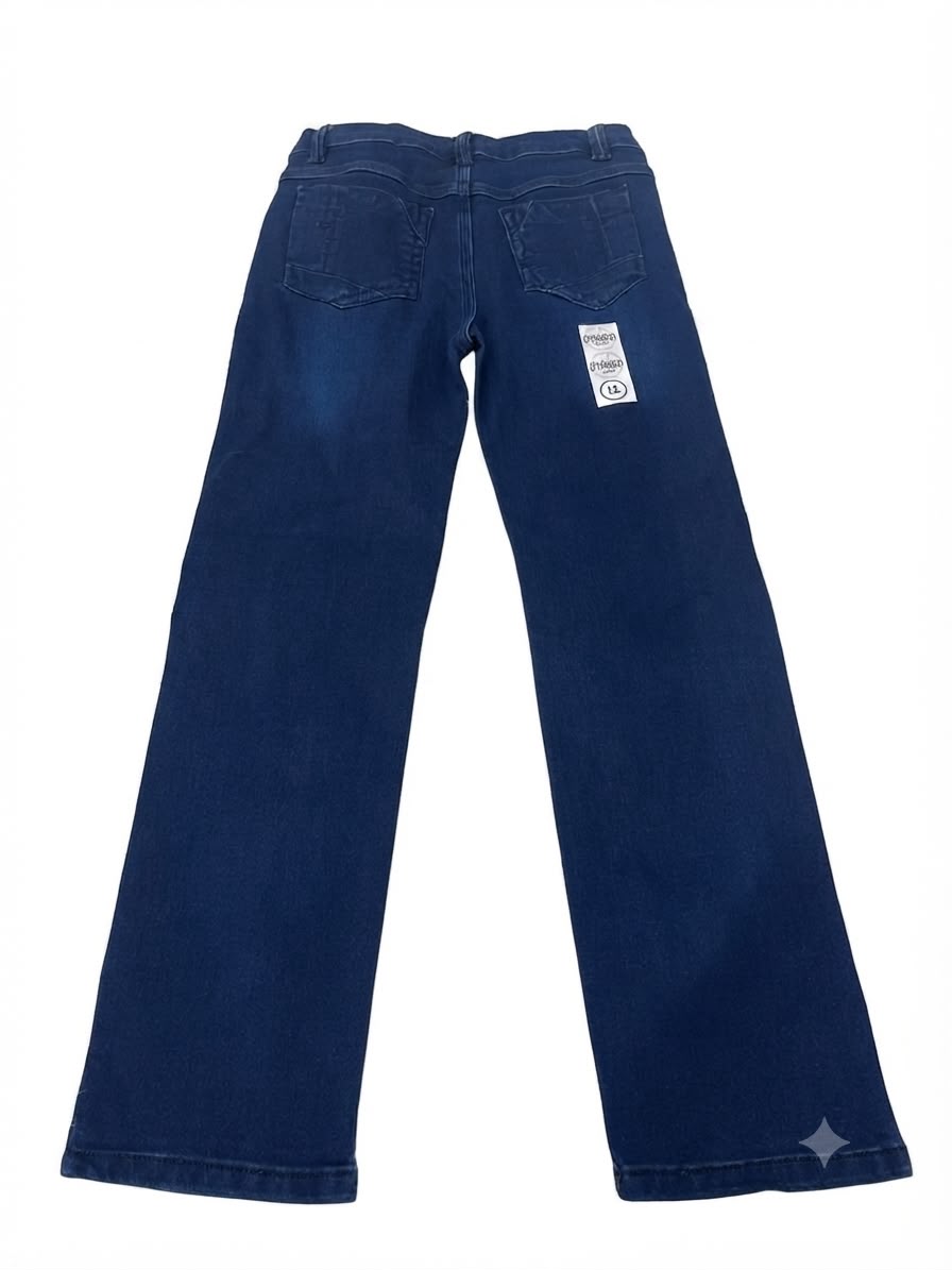 Pantalón Niño de Mezclilla Azul Oscuro