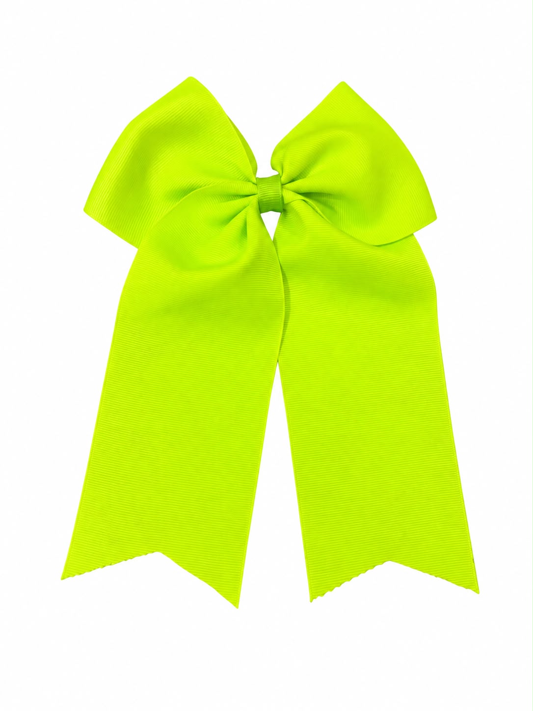 Moño niña verde neón con tirantes largos 🎀💚