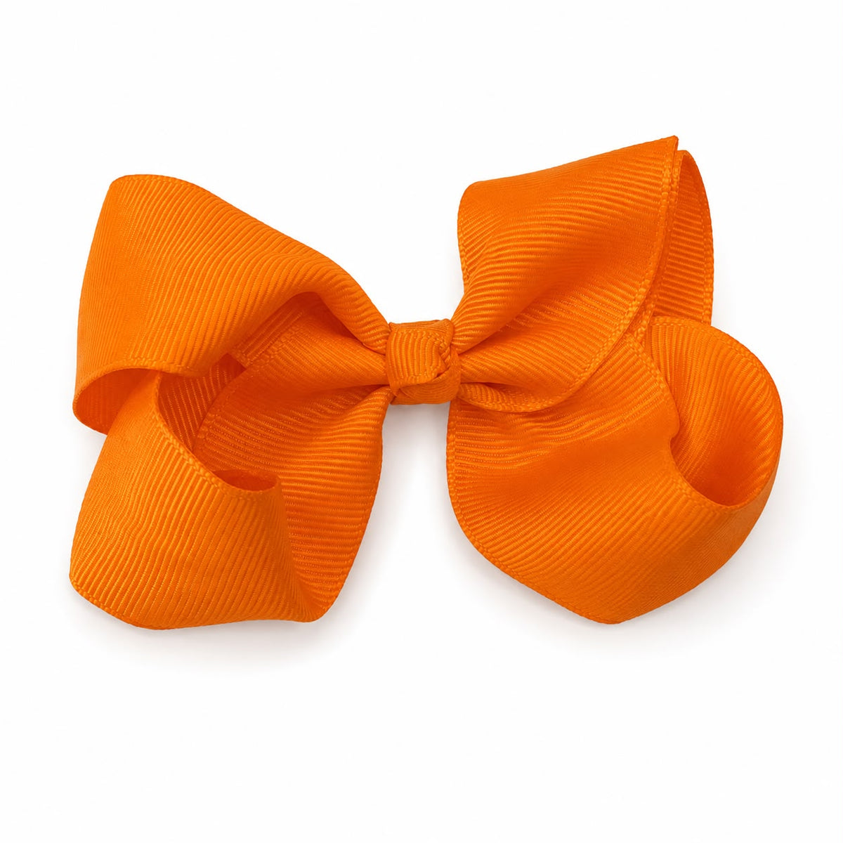 Moño niña naranja intenso