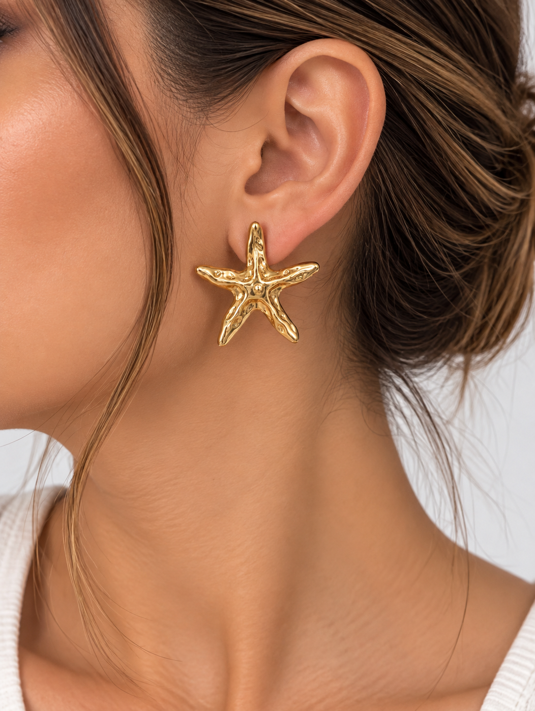 Aretes dama estrella de mar ✨