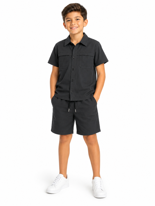Set niño casual negro 🖤
