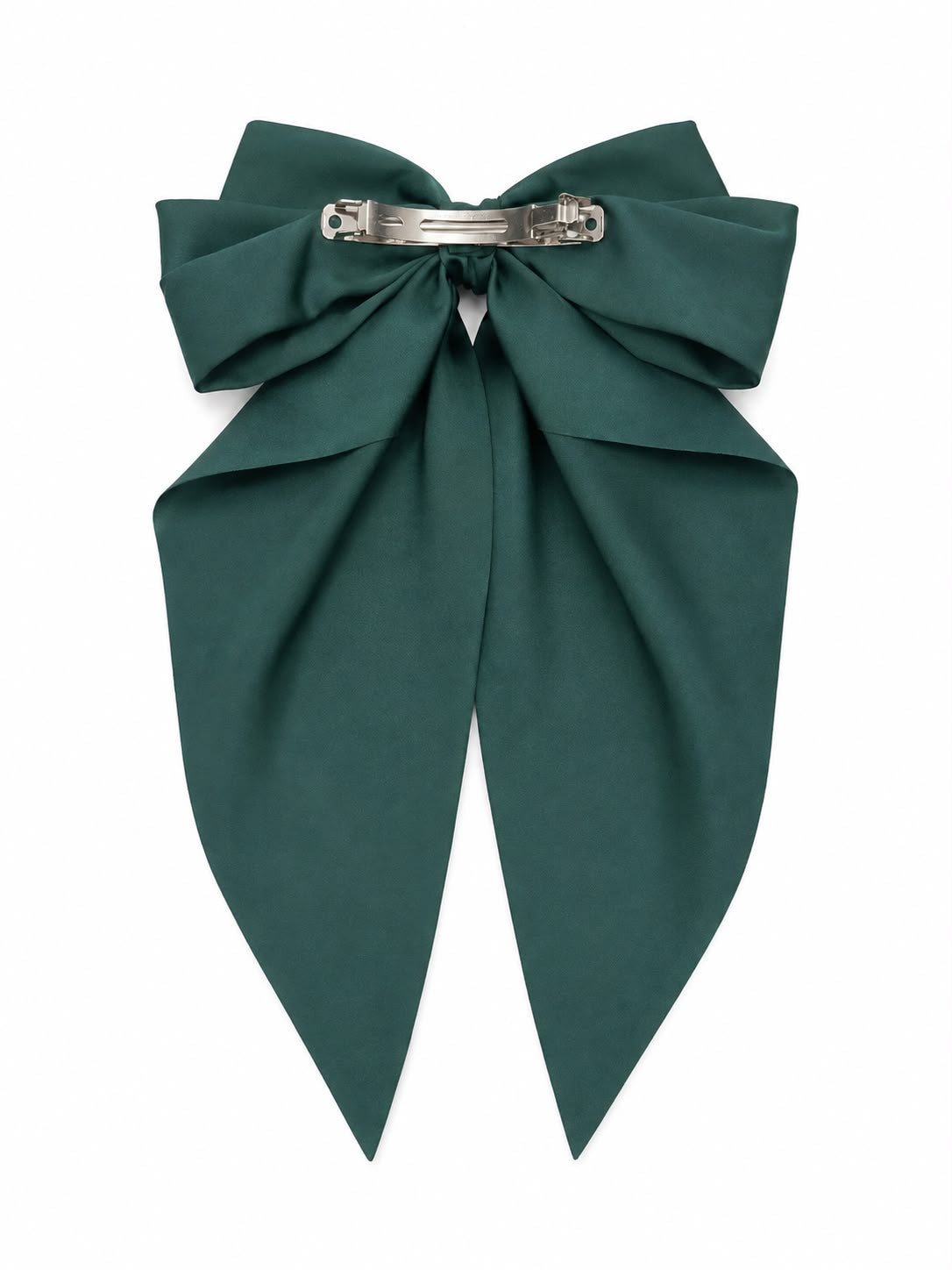 🎀 Moño coquette niña elegante Verde esmeralda
