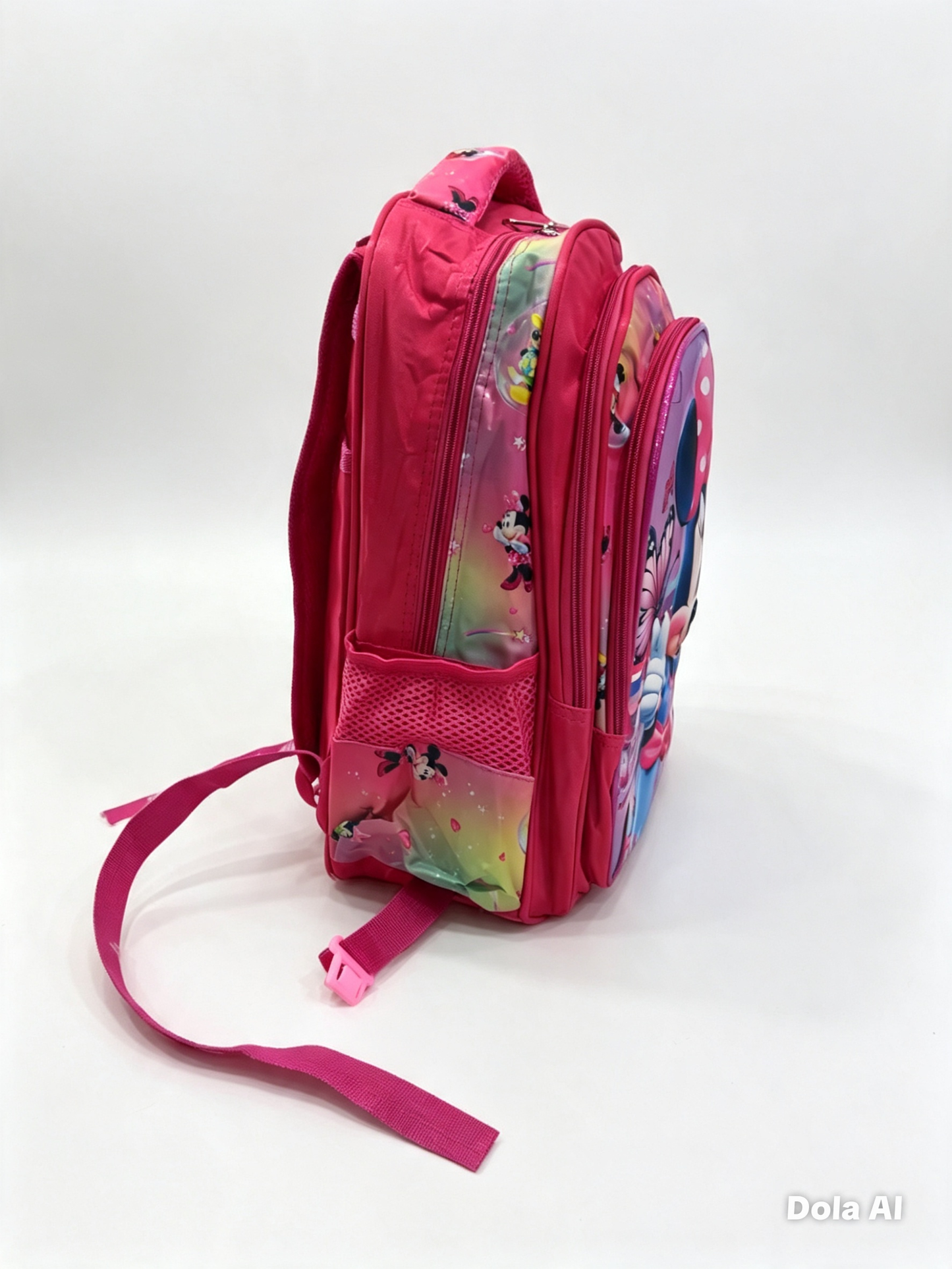 Set Mochila Infantil Diseño Moño Rosa – Mochila + Lonchera + Lapicera