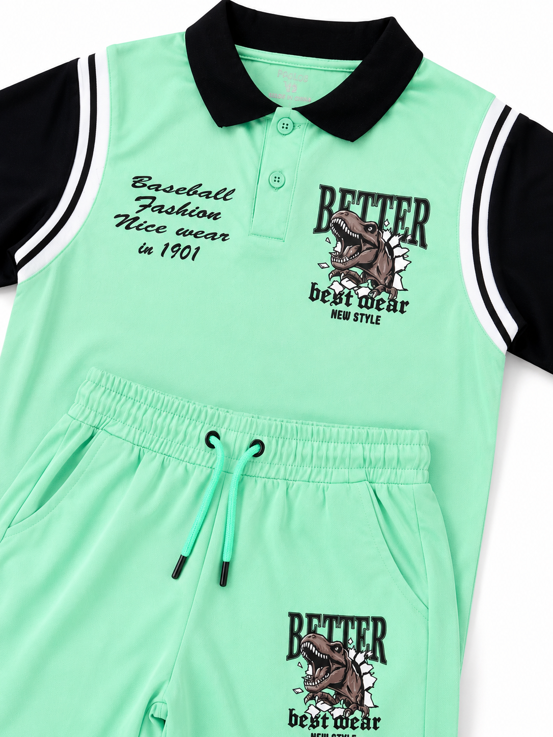 Set niño tipo polo con short