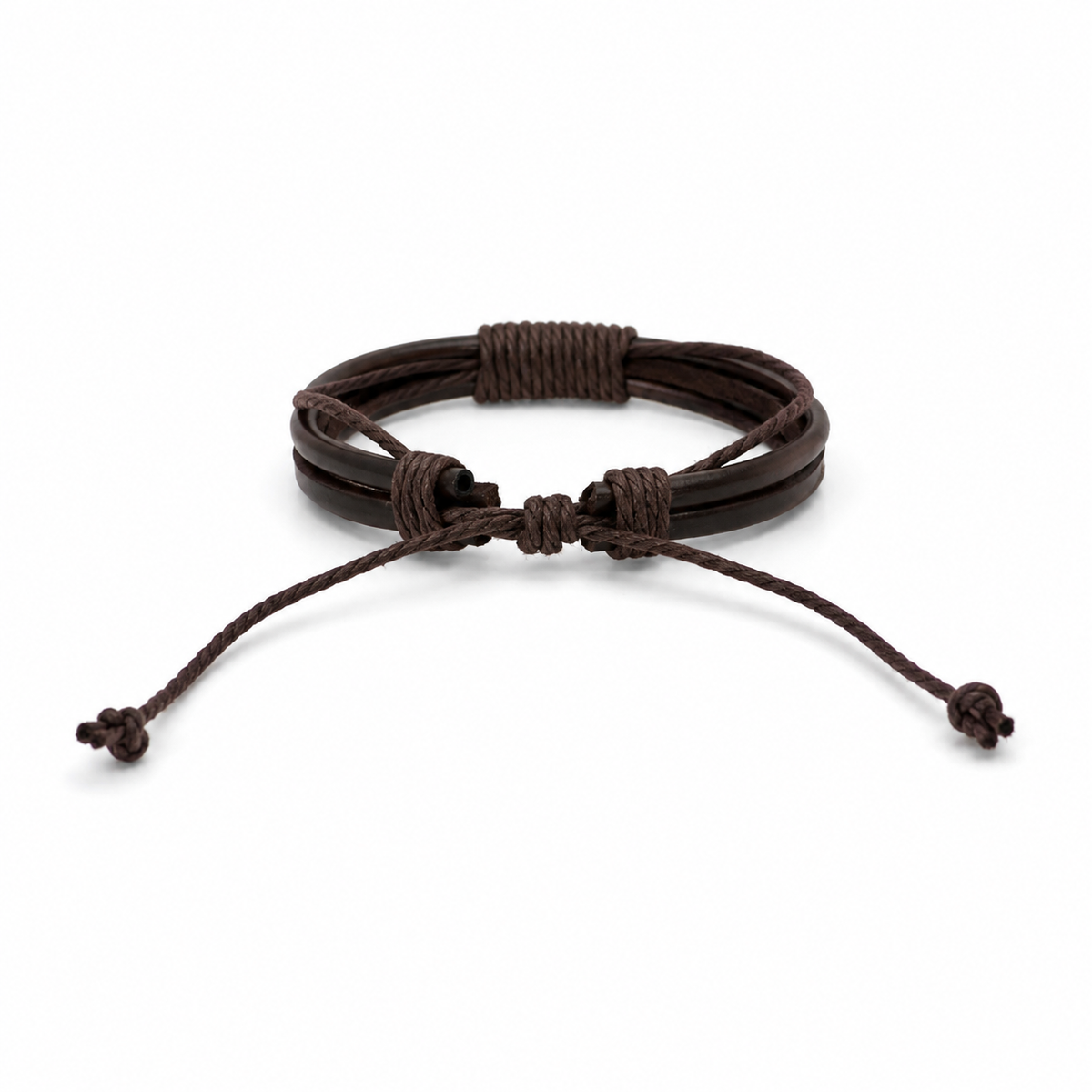 Pulsera caballero ajustable estilo minimalista 🤎