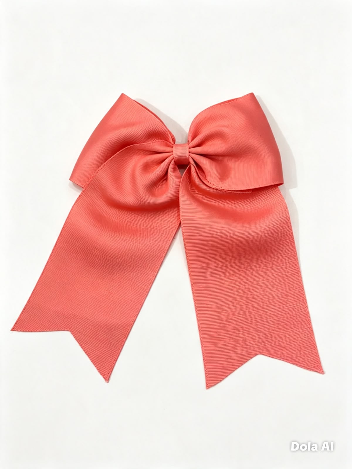 Moño niña coral con tirantes largos 🎀🧡
