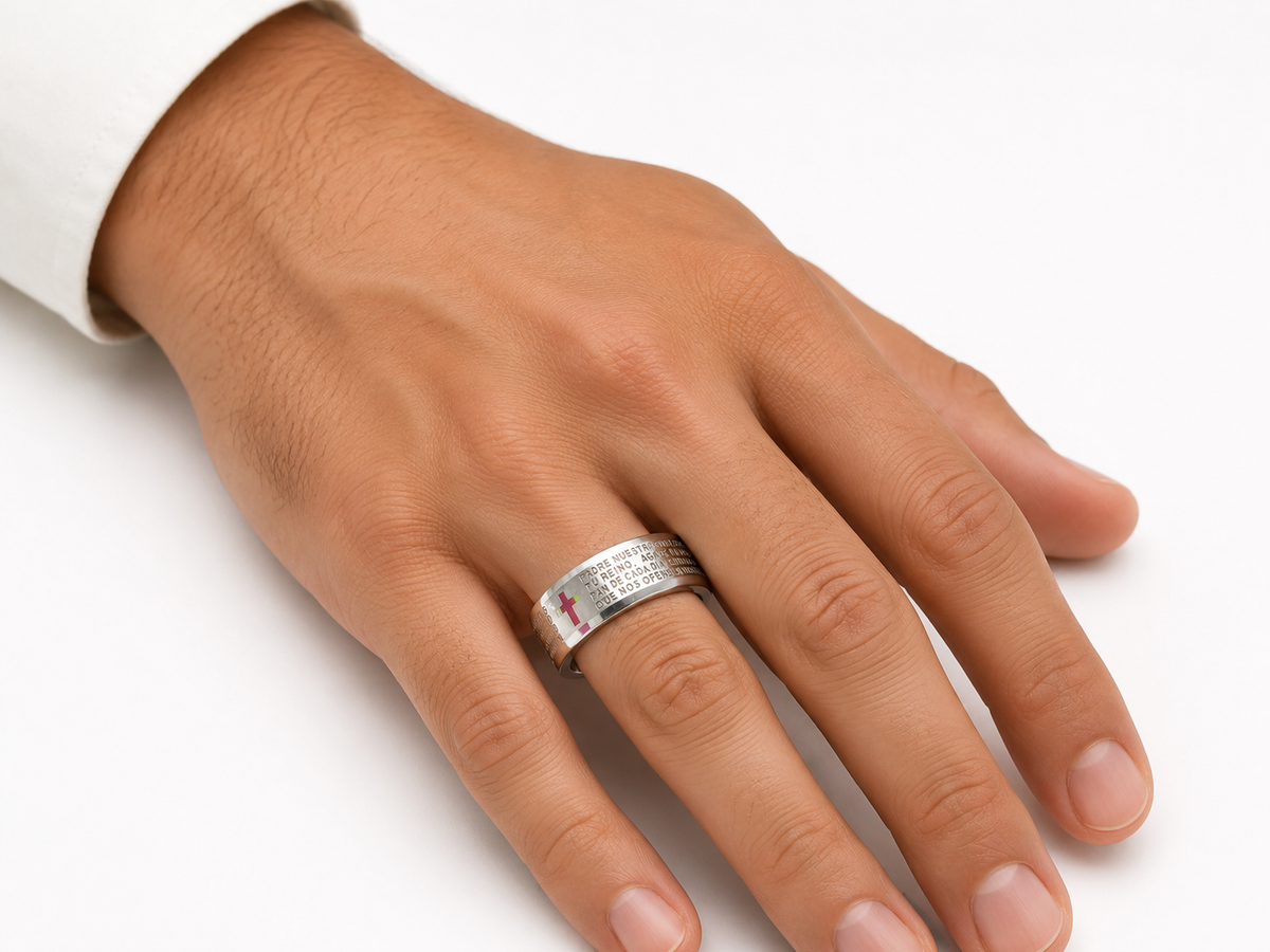 💍 Anillo Caballero Padre Nuestro
