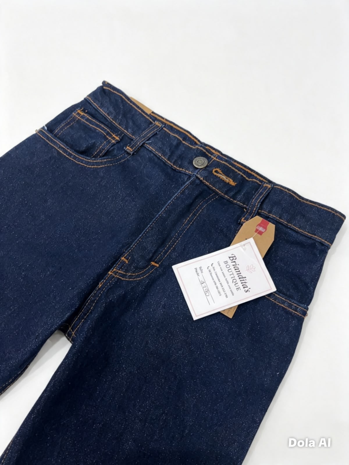 Pantalón niño de mezclilla azul índigo – Corte recto