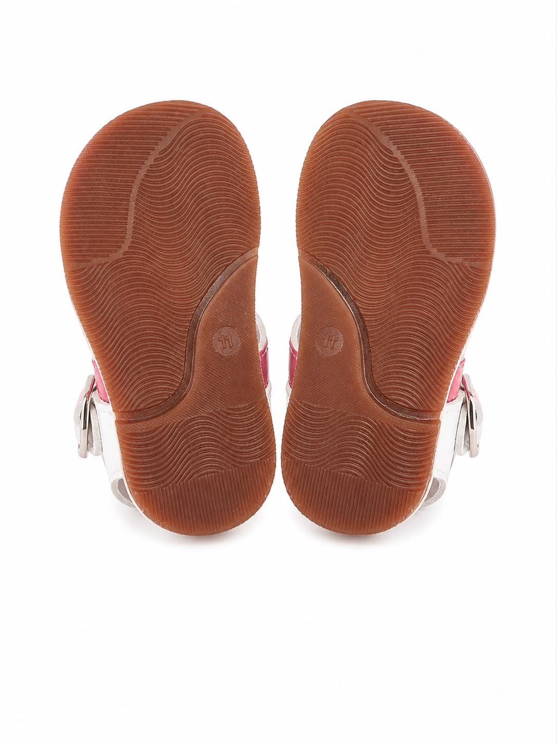 Huaraches niña OFERTA con flor rosa decorativa