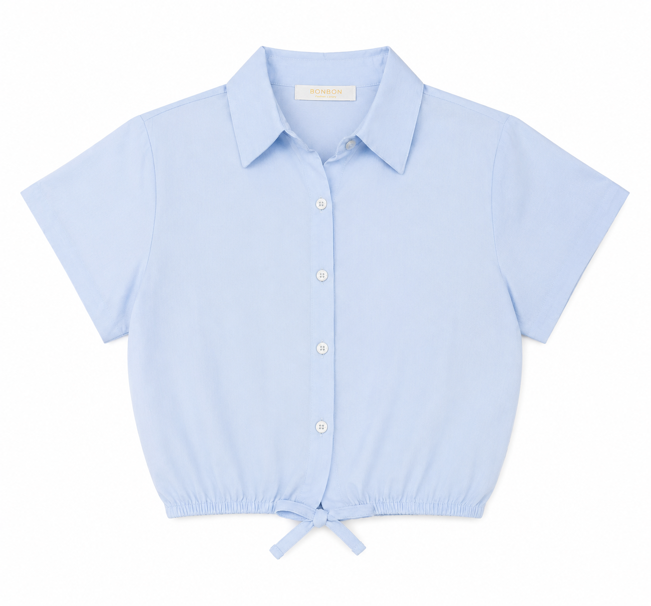 Set niña azul cielo con blusa y short