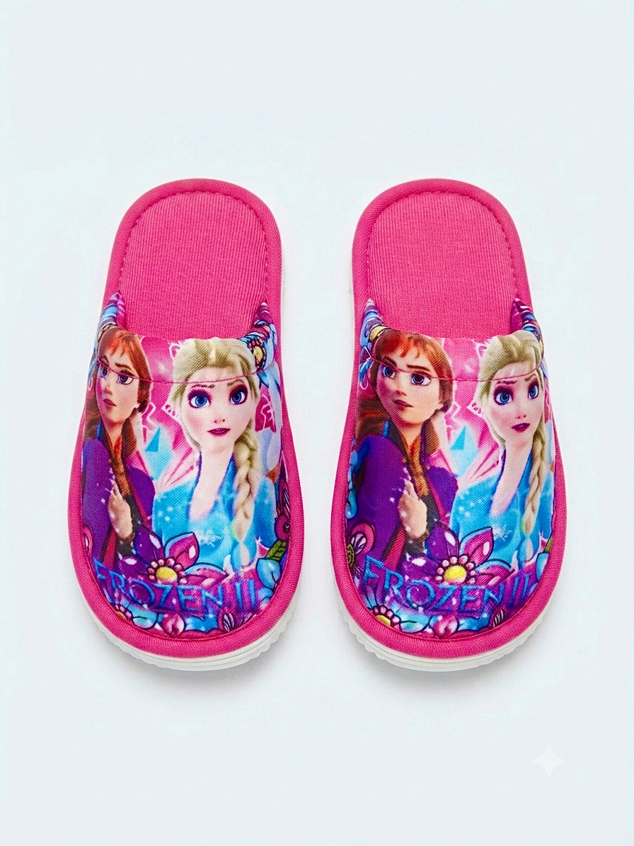 Pantufla Niña Reino de Hielo Rosa