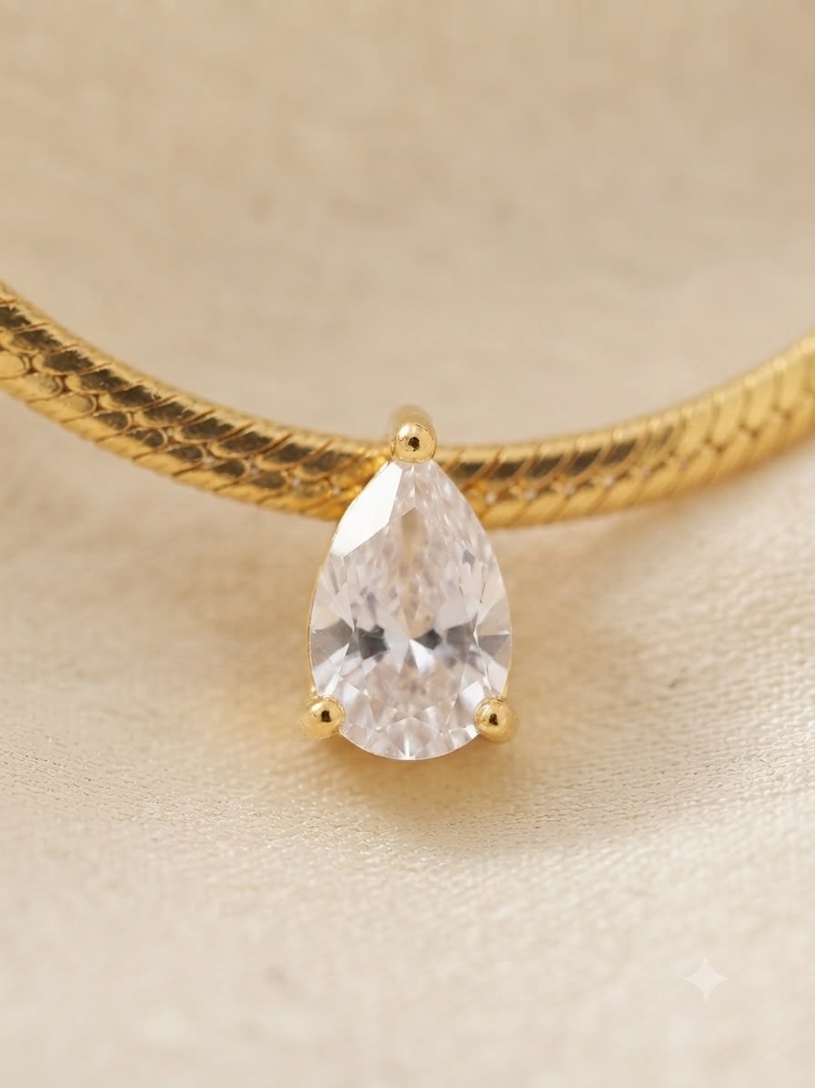 Collar accesorio dama – Cristal gota