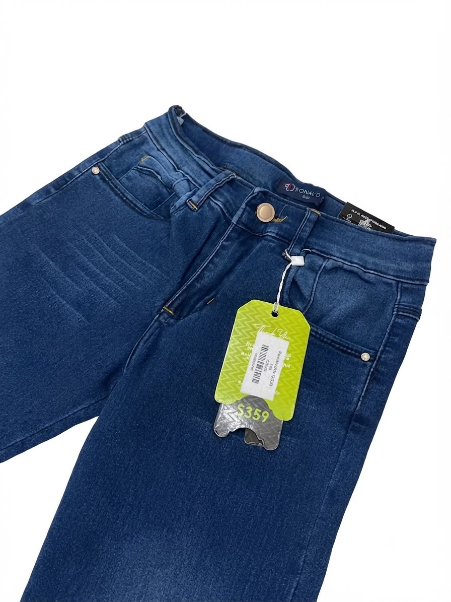 Pantalón Niño de Mezclilla Azul Medio