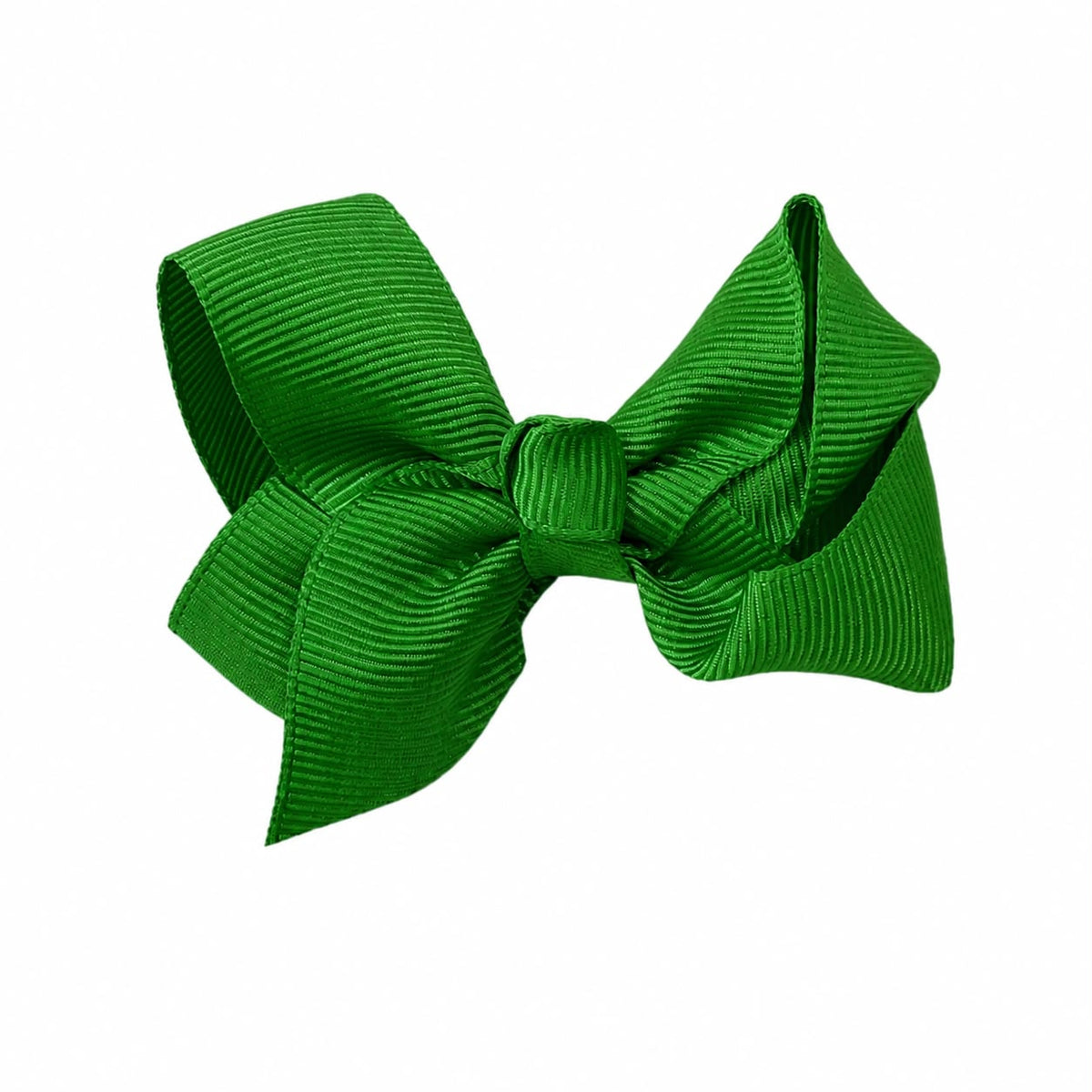 Moño chico niña verde brillante