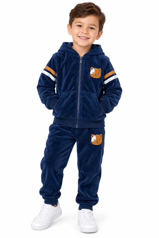 Set niño 3 piezas con diseño de gatito 🐱💙