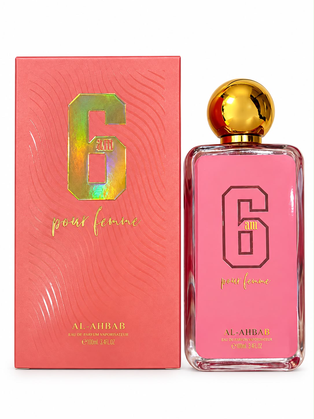 Perfume dama 6 AM Pour Femme Al-Ahbab 100 ml 🌸✨