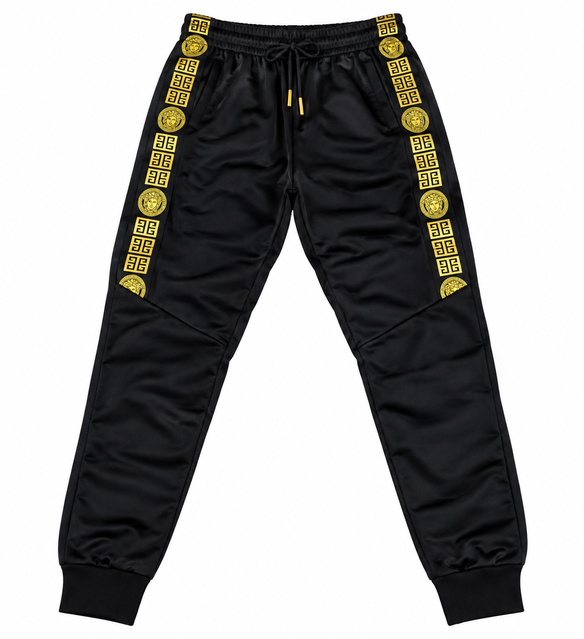 Set niño negro con detalles dorados