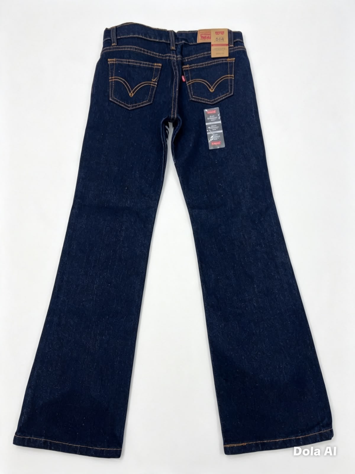 Pantalón niño de mezclilla azul índigo – Corte recto