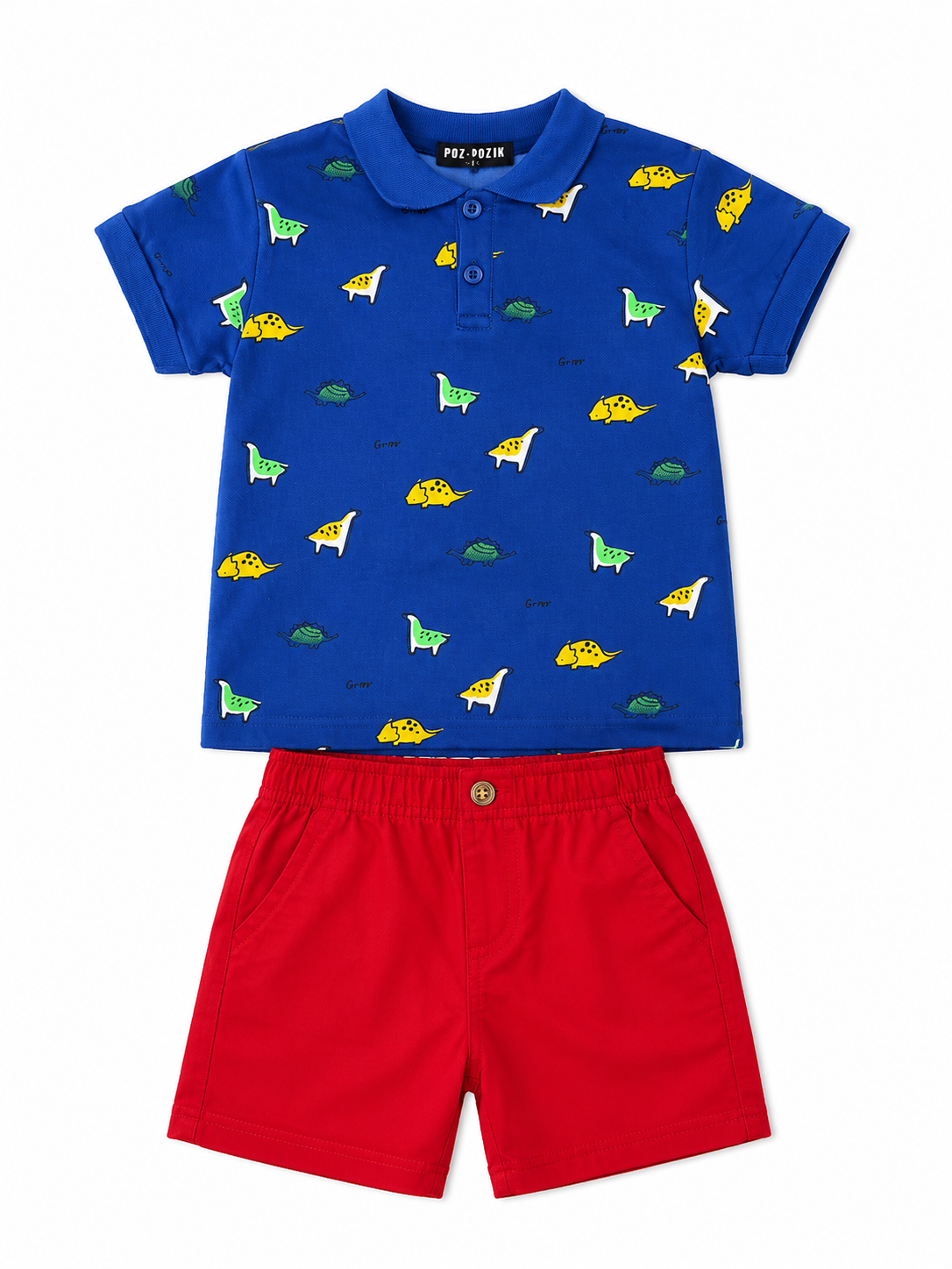 Set niño tipo polo con short