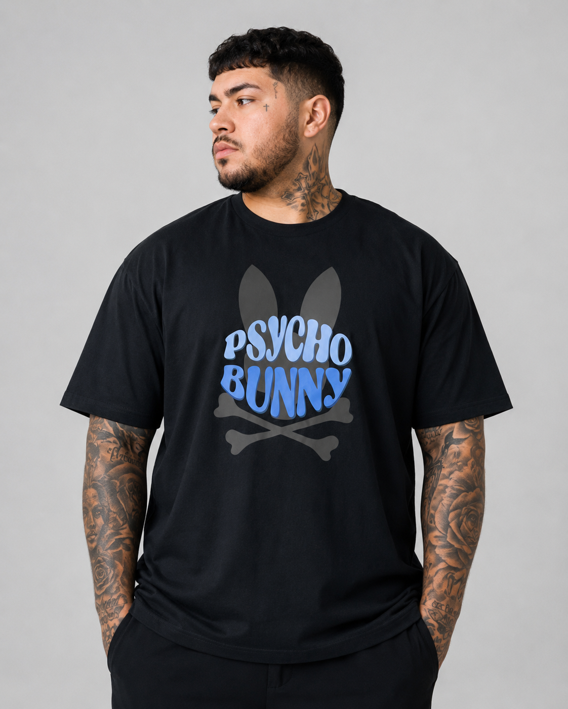 Playera caballero cuello redondo  PSYCH@ BUNNY