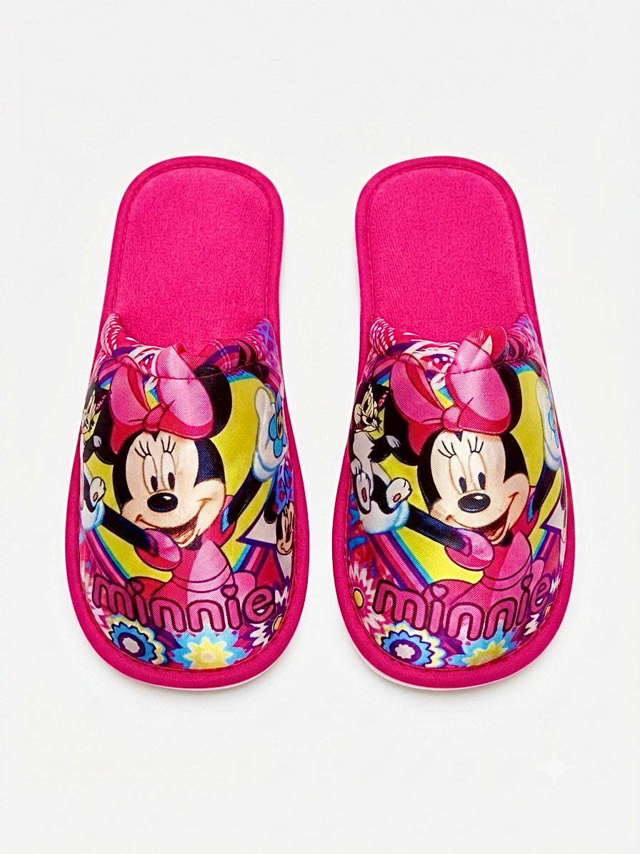 Pantuflas niña diseño ratoncita rosa