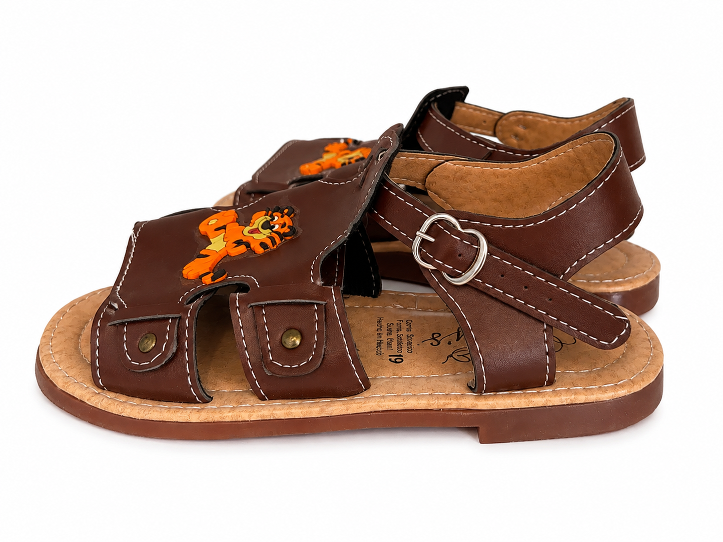 Huaraches niño OFERTA – café con tigre 🐯🤎