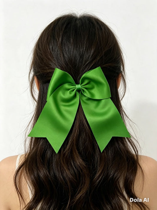 🎀 Moño niña verde
