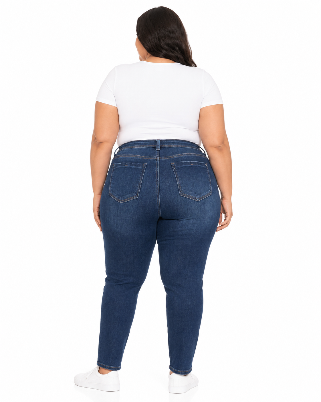 Pantalón dama mezclilla azul oscuro