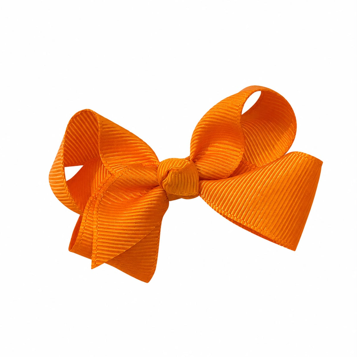Moño niña naranja clásico