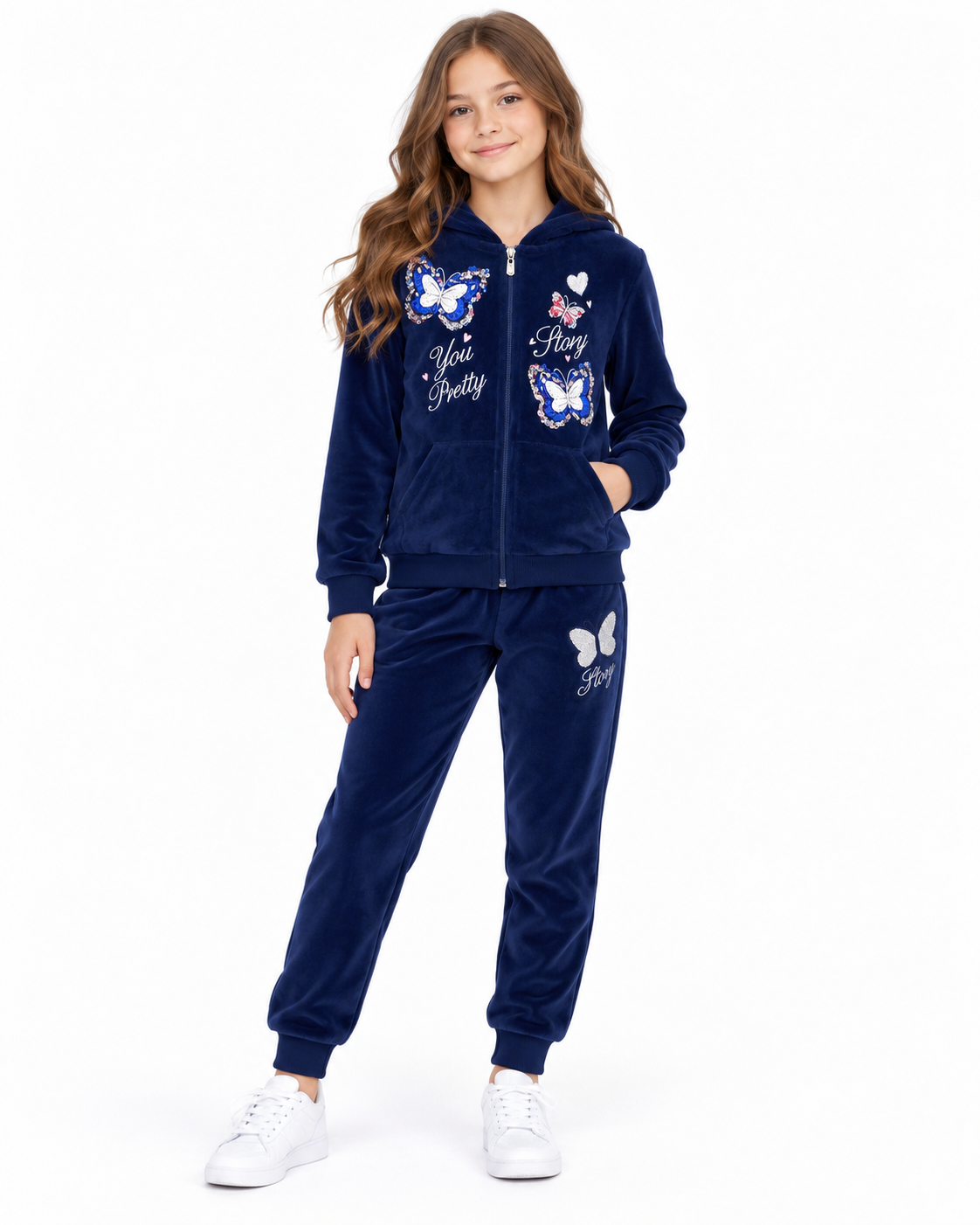 Set niña deportivo tres piezas🦋💙