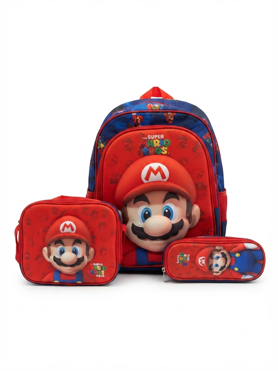 Mochila escolar infantil gran plomero