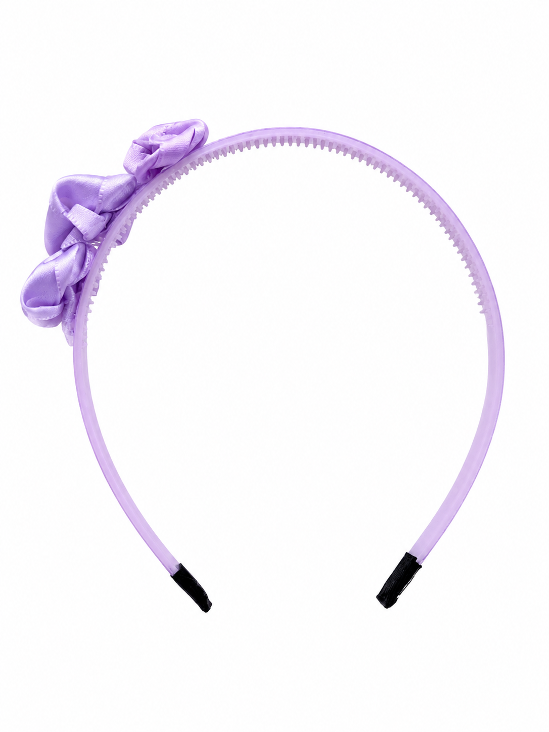 Diadema niña con flores – Morado y Azul