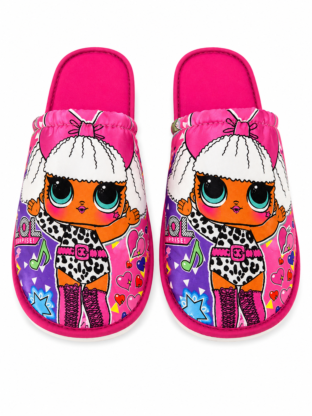 Pantuflas niña diseño muñequita fashion