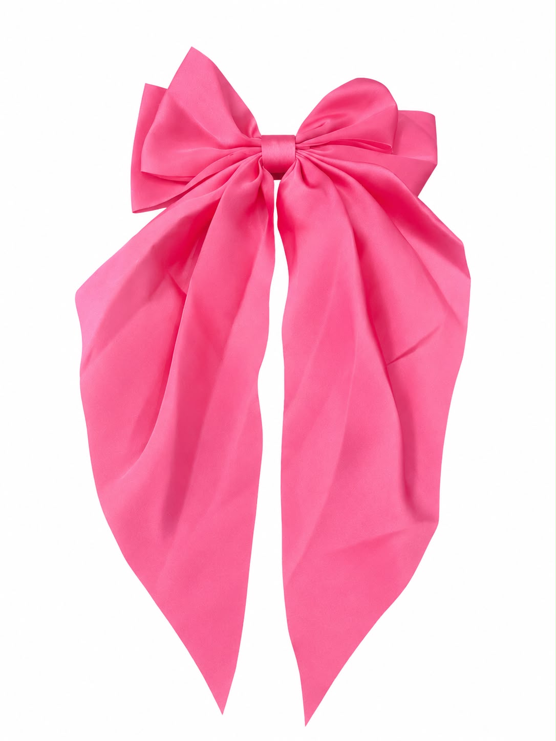 Moño coquette niña rosa fucsia con tirantes largos 🎀🩷