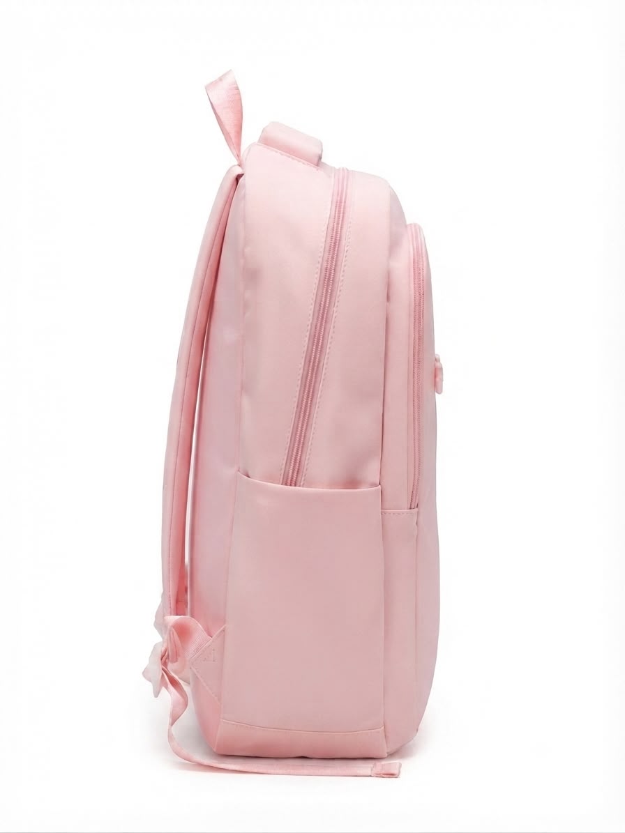 Mochila juvenil rosa con monedero 🎒🩷