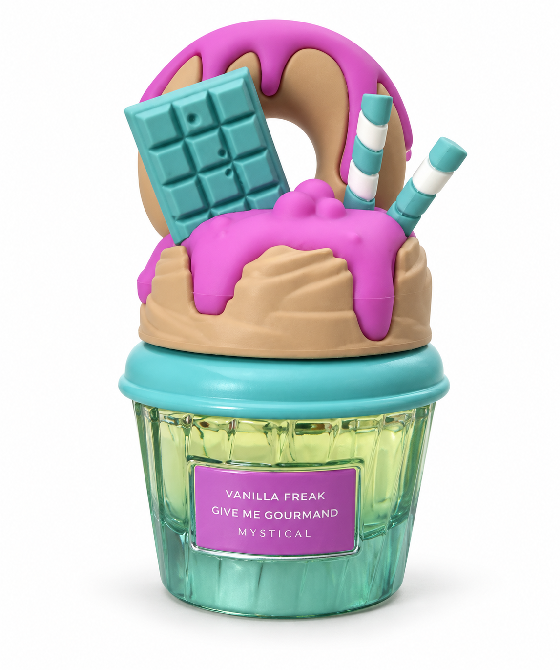 Perfume dama Vanilla Freak – Diseño de dona y chocolate 🍩💖