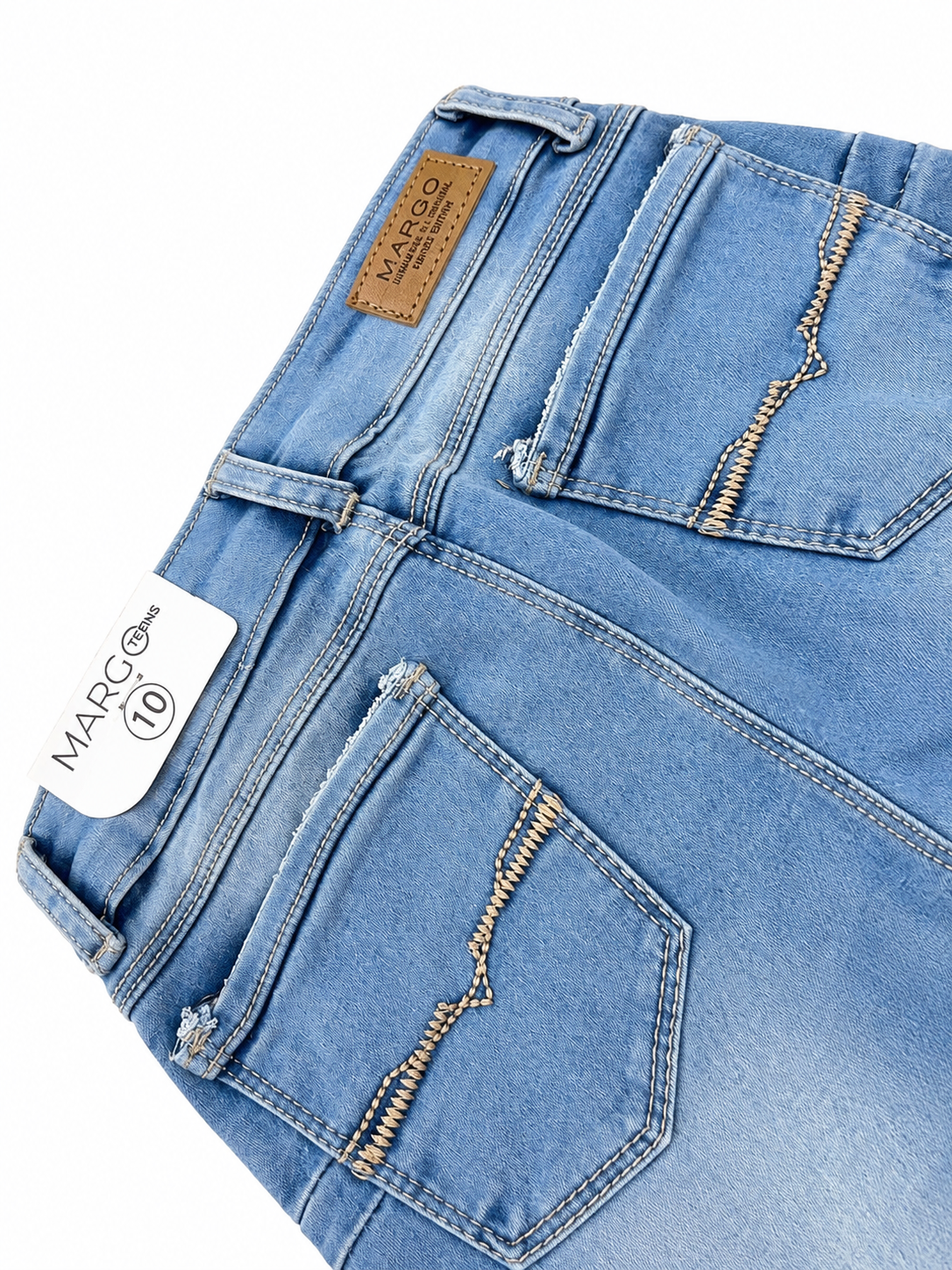 Pantalón niño skinny de mezclilla clara