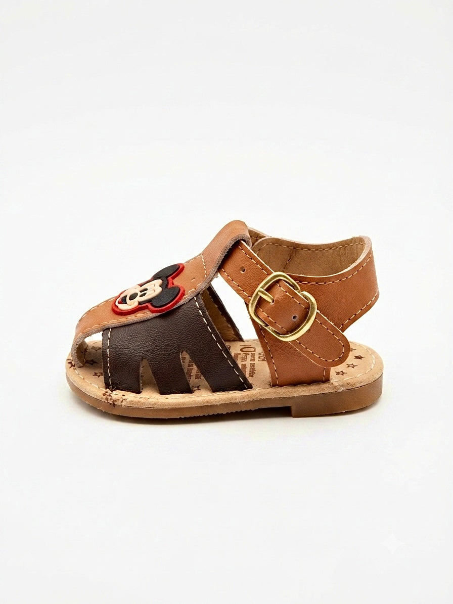 Huaraches niño OFERTA con diseño de ratoncito